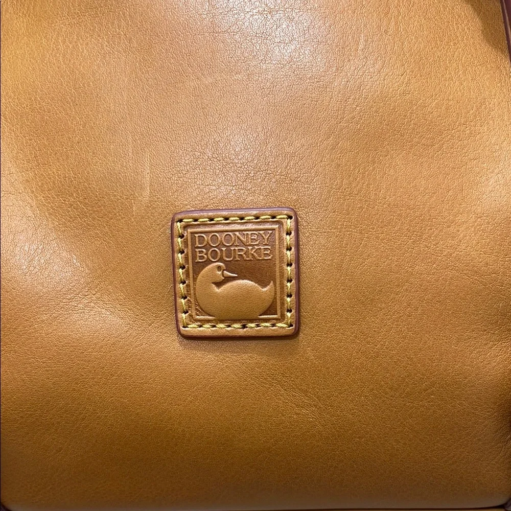 Dooney & Bourke natural florentine Leather Satchel - Picture 2 of 7